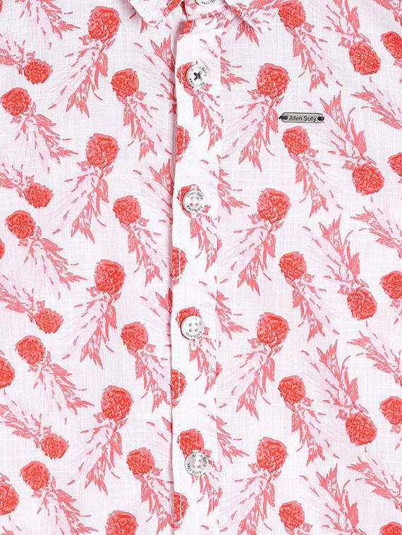 red cotton shirt - 15172997 - Zoom Image - 3