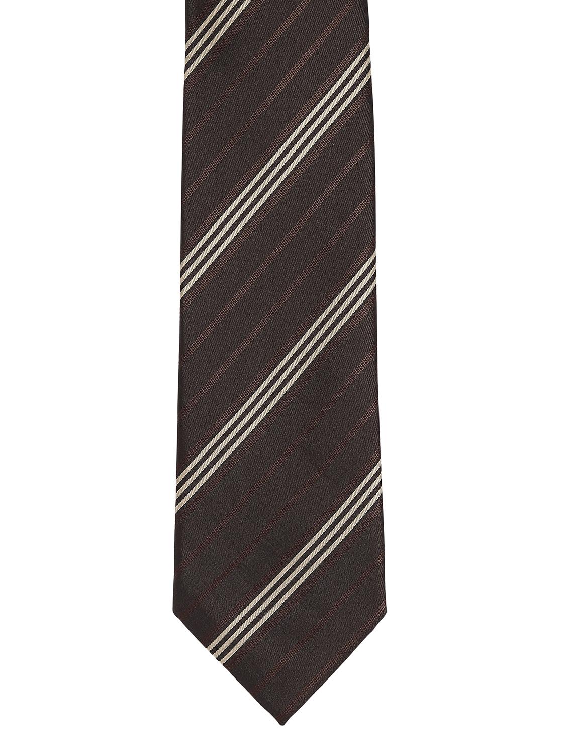 brown::beige microfiber tie - 15173760 - Zoom Image - 3