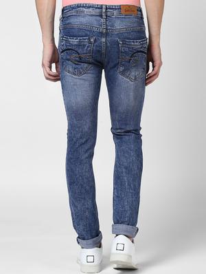 blue denim washed jeans - 15175243 - Standard Image - 3
