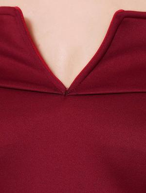 off shoulder flared gown - 15175548 - Standard Image - 3