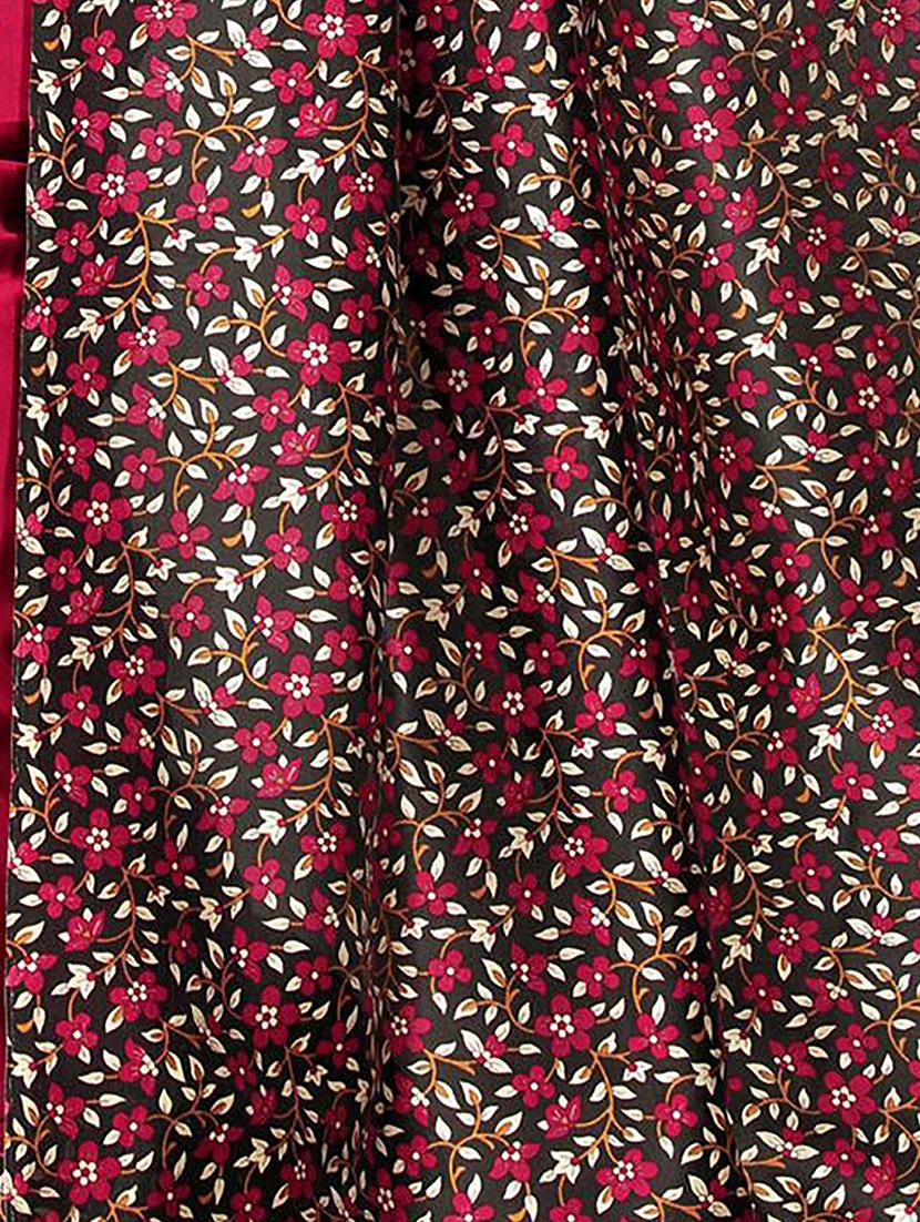 set of 2 multicolor silk blend printed saree combo with blouse - 15176523 - Zoom Image - 6