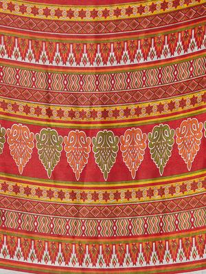 set of 2 multicolor silk blend printed saree combo with blouse - 15176545 - Standard Image - 6