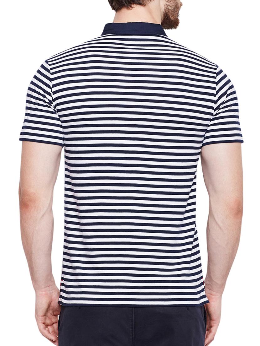 navy blue cotton pocket t-shirt - 15178450 - Zoom Image - 3