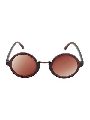 Aventus Stylish Sunglasses Combo-Brown Round Sunglasses & Black Metal Round Sunglasses for Men Women - 15179542 - Standard Image - 3