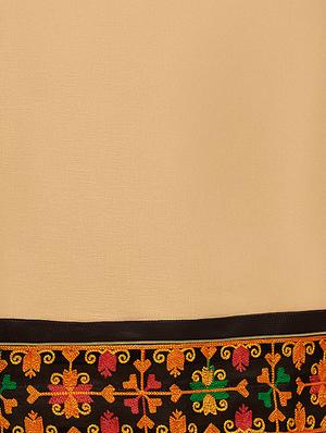 Embroidered unstitched churidaar suit - 15181834 - Standard Image - 3