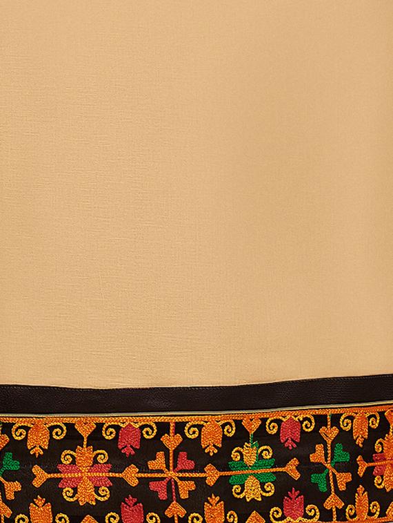 Embroidered unstitched churidaar suit - 15181834 - Zoom Image - 3