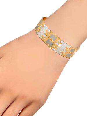 gold brass bangle - 15185830 - Standard Image - 3