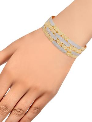 gold brass bangle - 15185852 - Standard Image - 3
