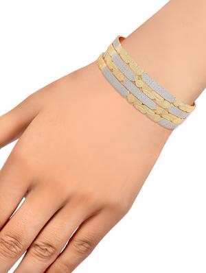 gold brass bangle - 15185888 - Standard Image - 3