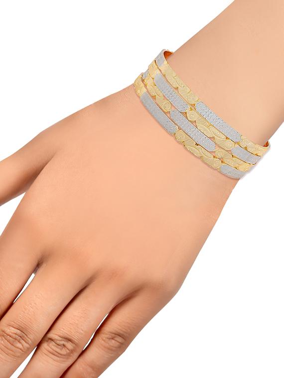 gold brass bangle - 15185888 - Zoom Image - 3