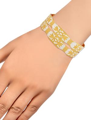 gold brass bangle - 15185891 - Standard Image - 3