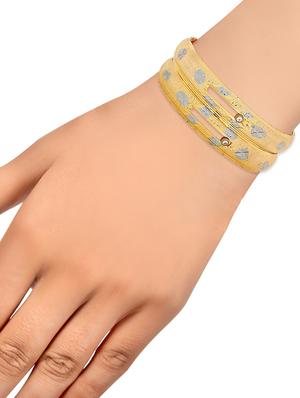 gold brass bangle - 15186350 - Standard Image - 3