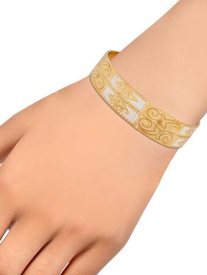 gold brass bangle - 15186385 - Standard Image - 3