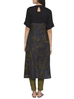 High low printed kurta - 15187068 - Standard Image - 3