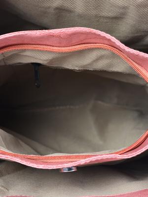 pink leatherette regular handbag - 15187199 - Standard Image - 3