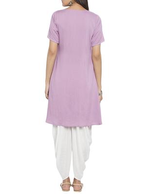a-line pintucks kurta - 15187216 - Standard Image - 3