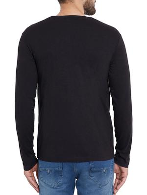 black cotton blend casual jacket - 15187336 - Standard Image - 3