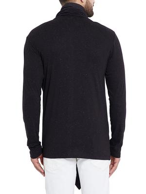 black cotton shrug - 15188600 - Standard Image - 3