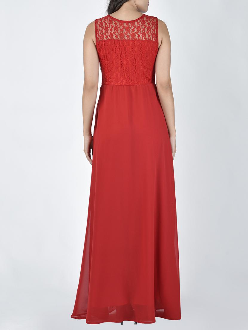 floral mesh lace maxi dress - 15188982 - Zoom Image - 3