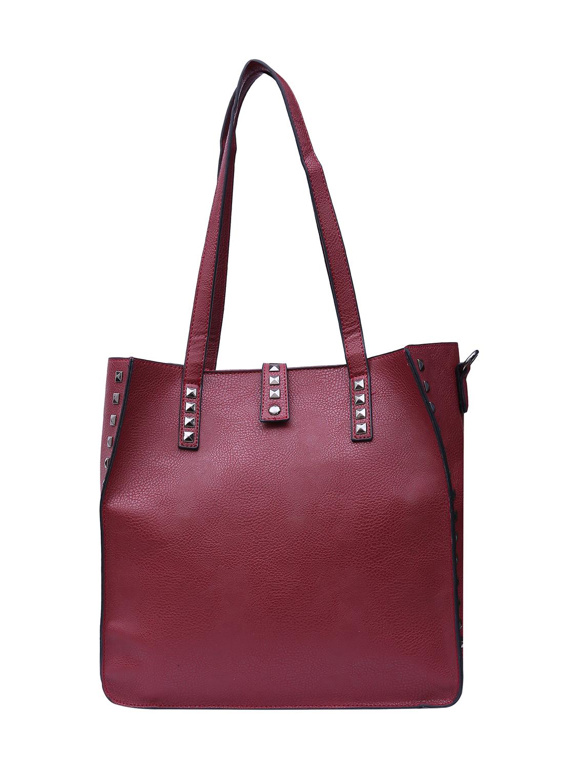 purple leatherette (pu) combo tote - 15189639 - Zoom Image - 3
