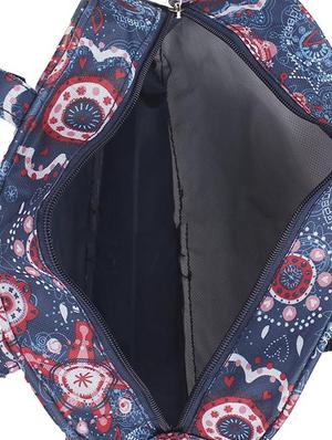 blue cotton polyester blend regular handbag - 15189910 - Standard Image - 3