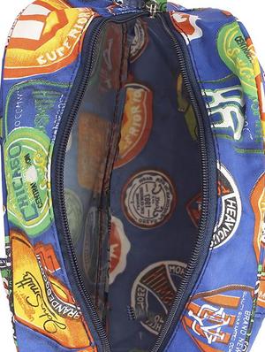 blue cotton polyester blend regular handbag - 15189929 - Standard Image - 3