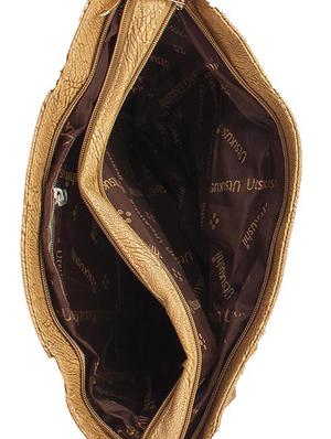 beige leatherette (pu) regular handbag - 15189989 - Standard Image - 3