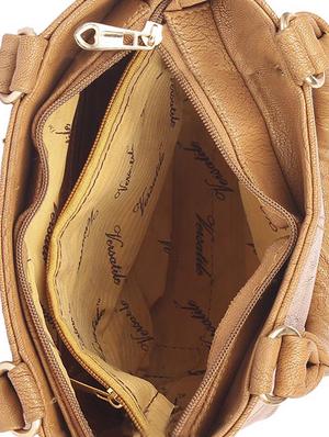 brown leatherette (pu) regular handbag - 15190004 - Standard Image - 3