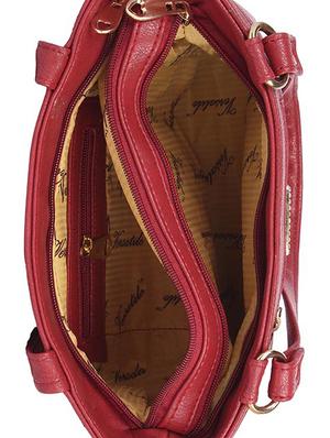 pink leatherette (pu) regular handbag - 15190019 - Standard Image - 3