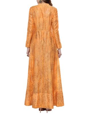 foil printed anarkali kurta - 15190307 - Standard Image - 3
