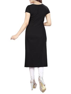 digital print straight kurta - 15191353 - Standard Image - 3
