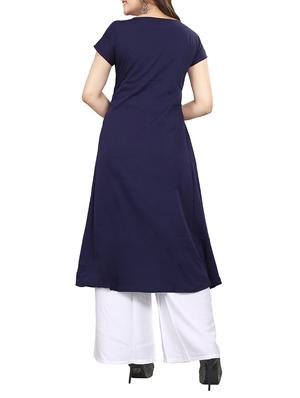 double slit a-line kurta - 15191370 - Standard Image - 3