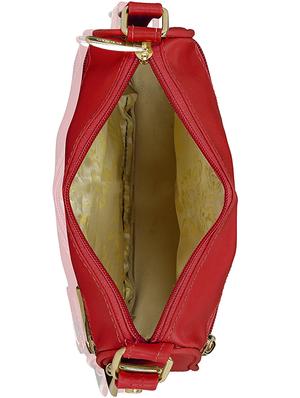 red leatherette (pu) regular sling bag - 15193566 - Standard Image - 3