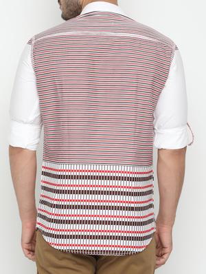multi colored cotton casual shirt - 15195848 - Standard Image - 3