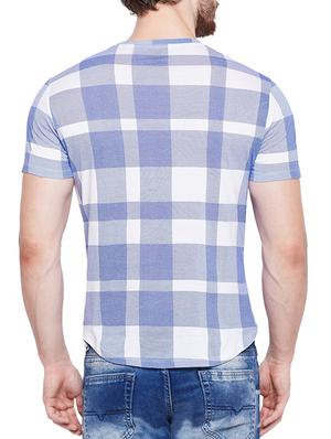blue cotton pocket t-shirt - 15200568 - Standard Image - 3