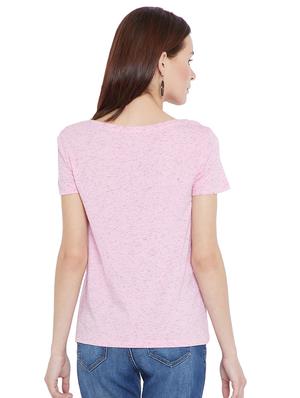 round neck melange tee - 15203862 - Standard Image - 3