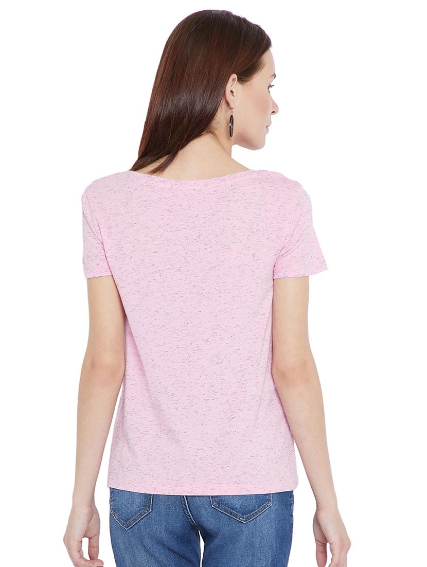 round neck melange tee - 15203862 - Zoom Image - 3