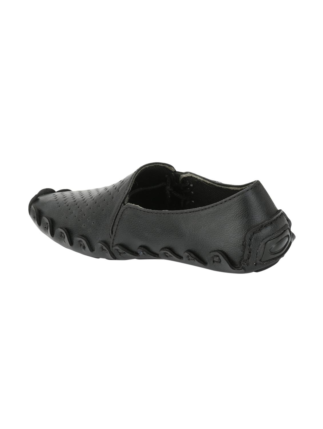 black leatherette casual slipon - 15205944 - Zoom Image - 3
