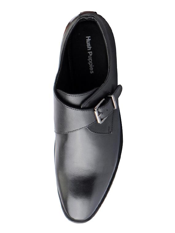 black Leather slip on monk strap - 15207153 - Zoom Image - 3