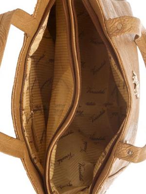 brown leatherette (pu) regular handbag - 15209862 - Standard Image - 3