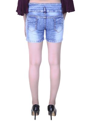 blue denim shorts - 15211085 - Standard Image - 3