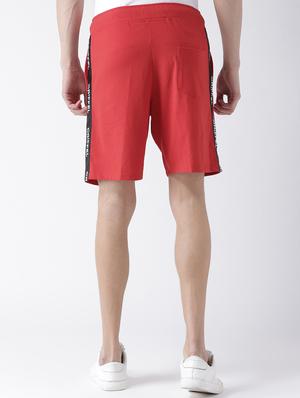 red cotton shorts - 15211475 - Standard Image - 3