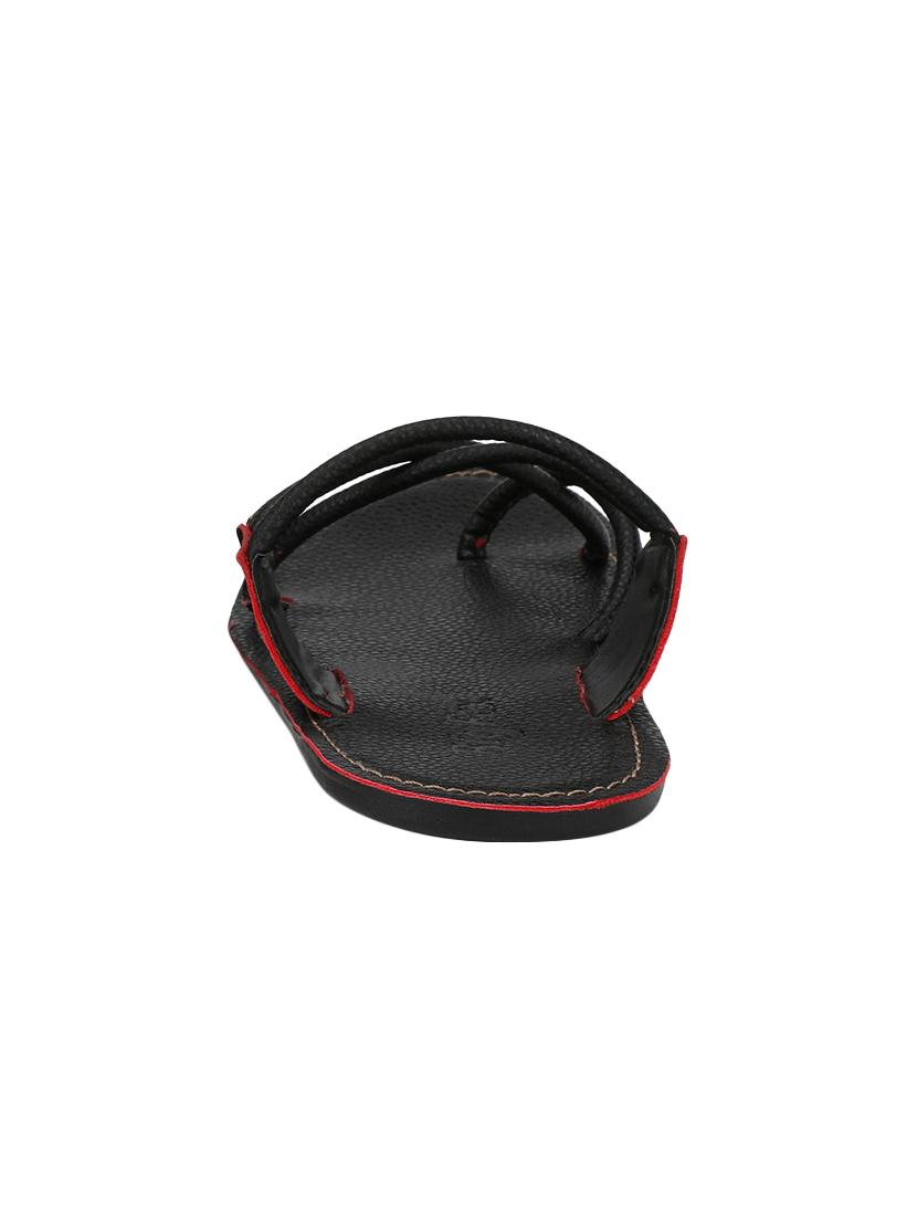 big fox black leatherette slip on slippers - 15213805 - Zoom Image - 3