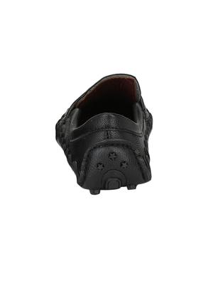 black leatherette slip ons - 15214059 - Standard Image - 3