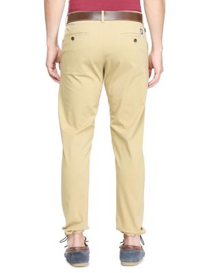 brown cotton chinos casual trousers - 15214274 - Standard Image - 3