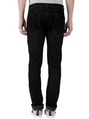 black cotton plain jeans - 15214715 - Standard Image - 3