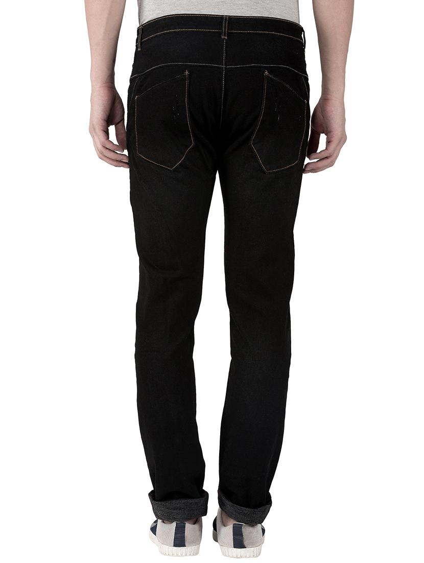 black cotton plain jeans - 15214715 - Zoom Image - 3