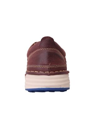 red Nubuck lace up sneaker - 15216928 - Standard Image - 3