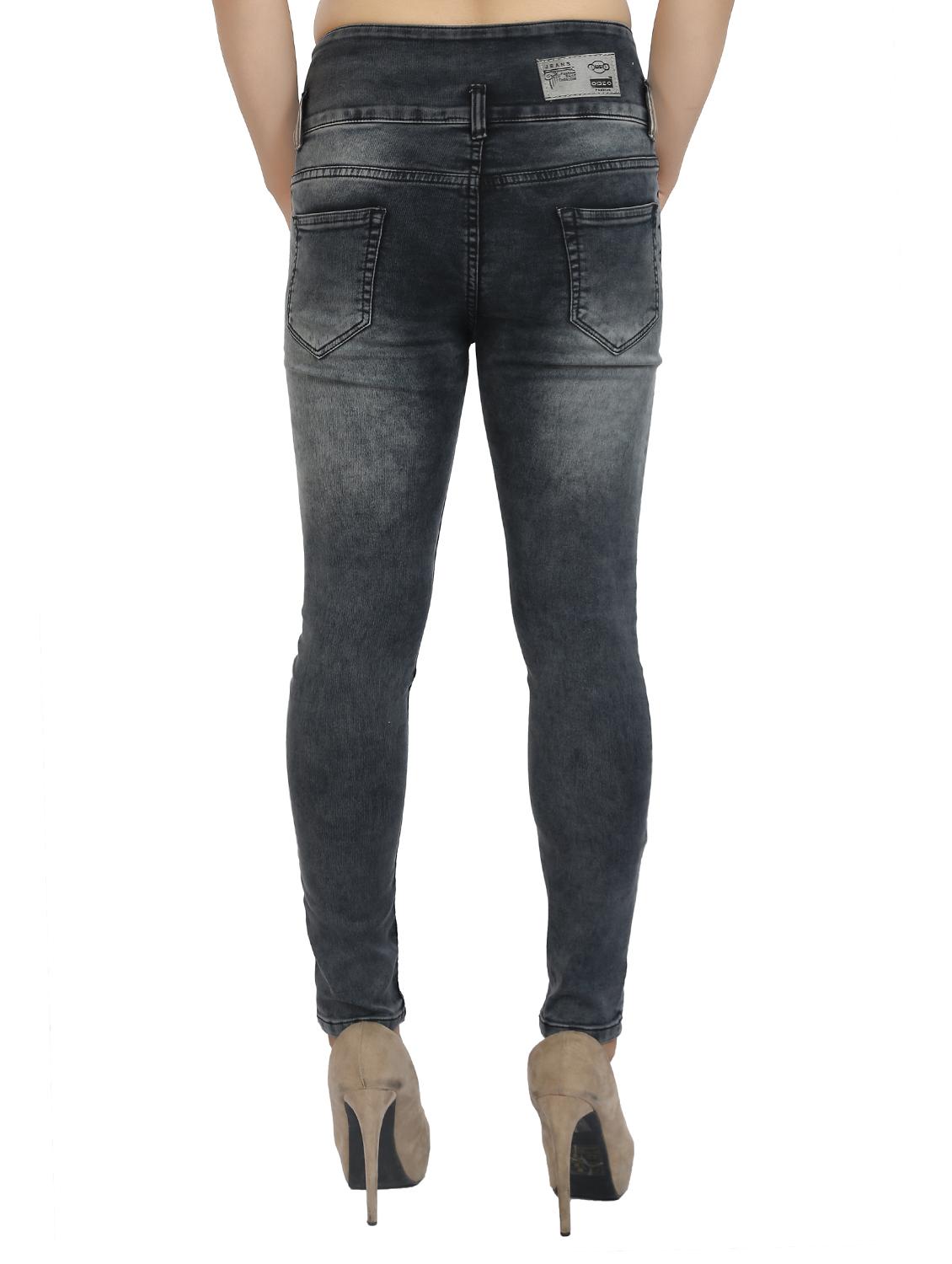 black stone wash denim jeans - 15221476 - Zoom Image - 3