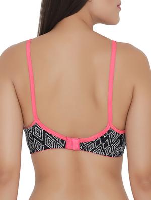 bow patch contrast bind bra - 15221724 - Standard Image - 3